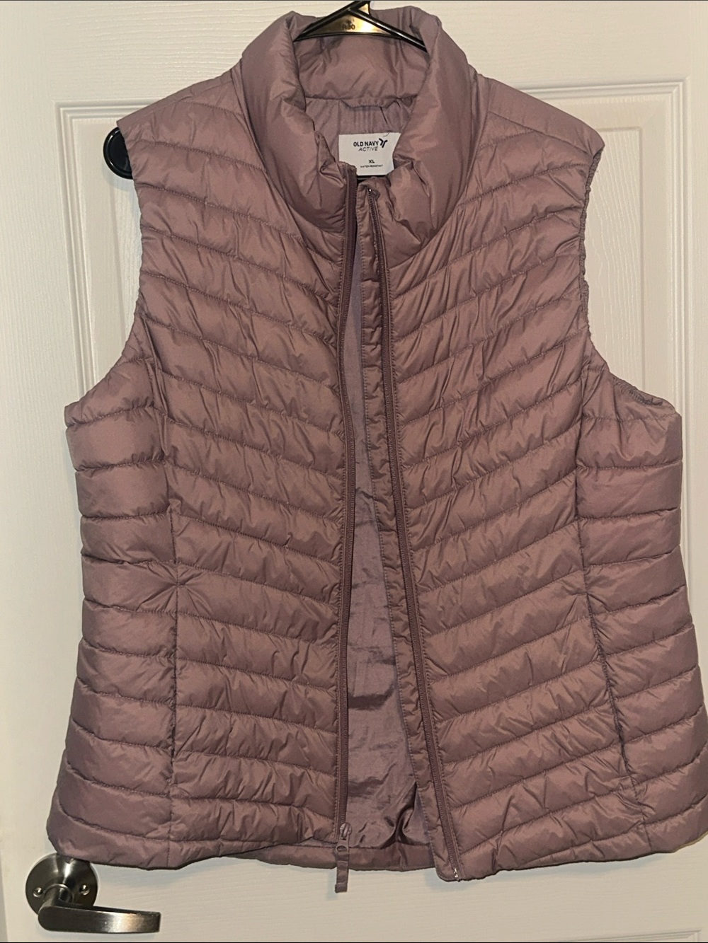 Old Navy Quilted Puffer Vest - Mauve Pink